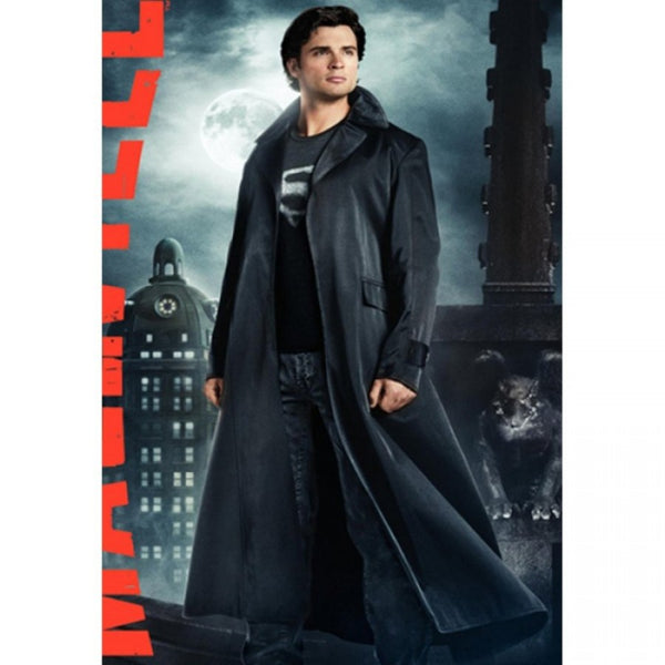 Clark Kent Long Trench Coat