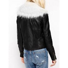 Fabulous Fur Collar With Flap Pockets Overcoats (White Fur)