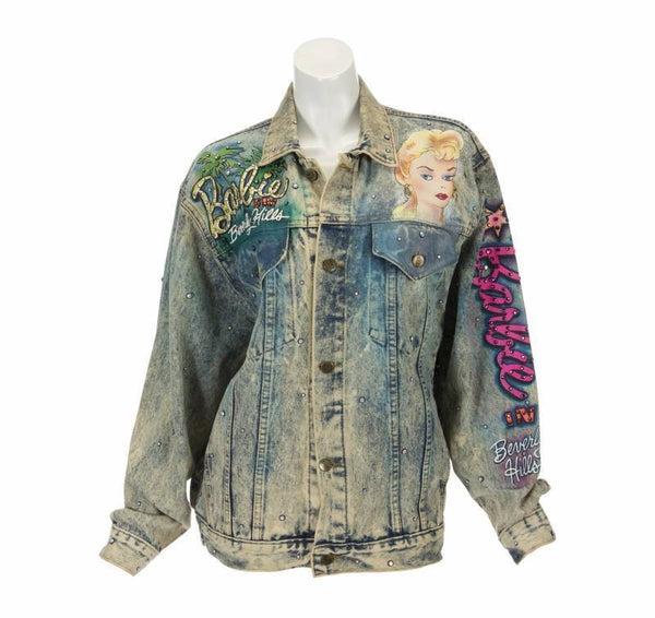 LONI ANDERSON EMBELLISHED DENIM JACKET