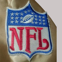 Sf 49ers Champs Gold Satin Patches Jacket