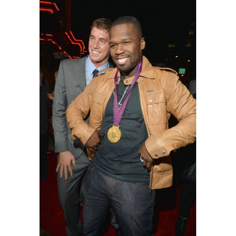 Rapper 50 Cent Leather Jacket