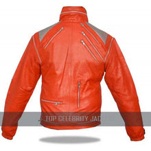 Michael Jackson Beat-IT Red Leather Jacket