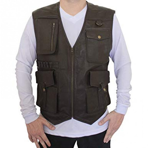 Jurassic World Fallen Kingdom Chris Pratt Leather Vest