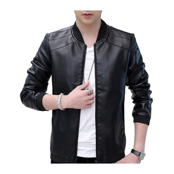 Mens Hot Style Motorcycle Leather Jacket