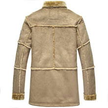 Mid-length Leather Jacket One Coat For Men