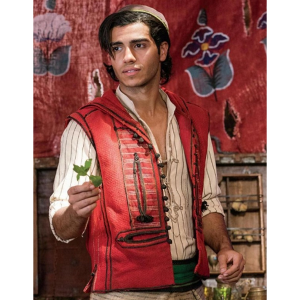 Aladdin Mena Massoud Red Vest