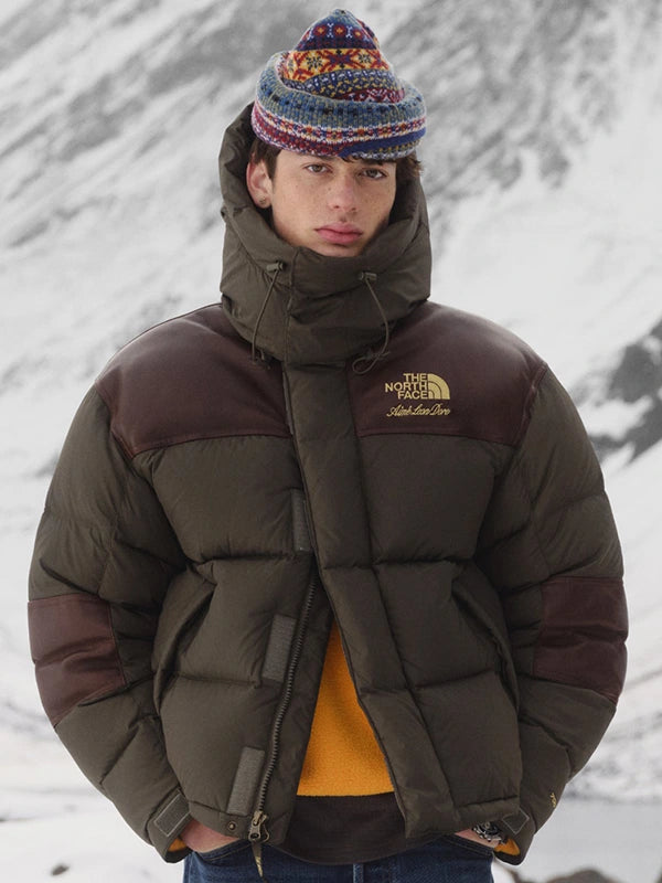 Olive-green-Baltoro-hooded-jacket