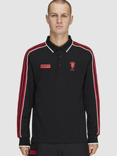 Black-Adidas-SPZL-Manchester-United-polo-shirt-front-view