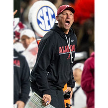 Coach Kalen DeBoer Black Alabama Hoodie
