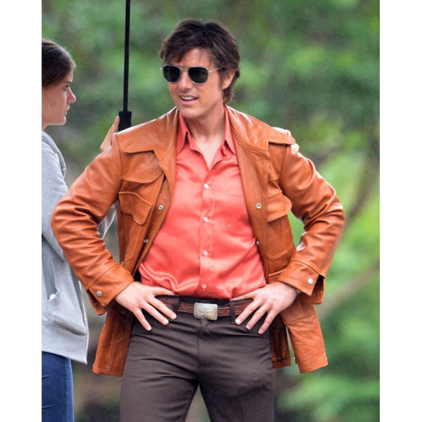 Tom Cruise Brown Leather Jacket