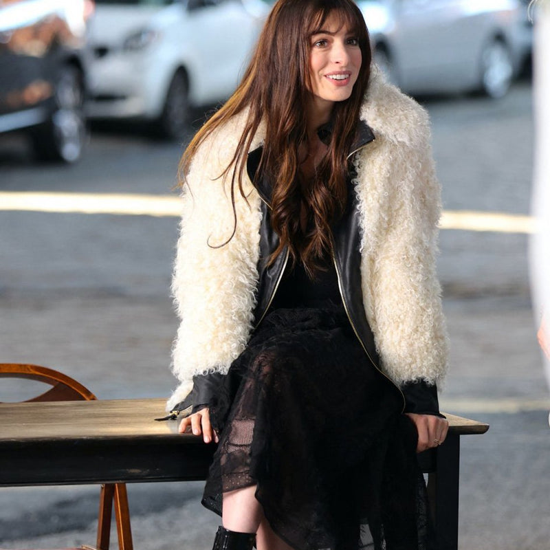 Anne Hathaway WeCrashed Fur Jacket