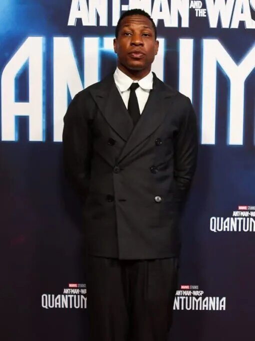 Jonathan Majors Movie Ant-Man and the Wasp Quantumania Black Suit