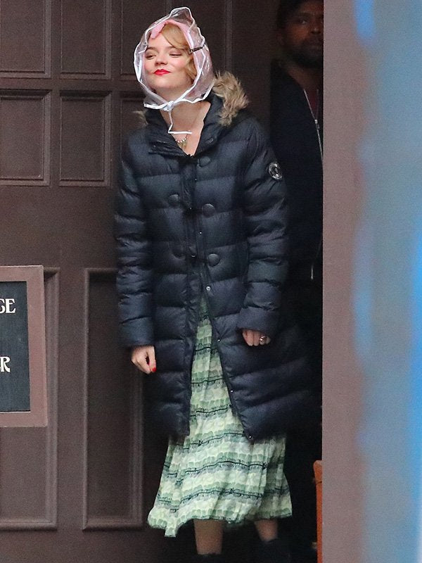 Anya Taylor Joy Peaky Blinders Puffer Coat