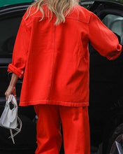 Ashley Roberts Denim Orange Jacket