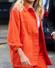 Ashley Roberts Denim Orange Jacket