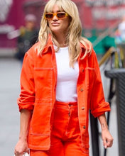 Ashley Roberts Denim Orange Jacket