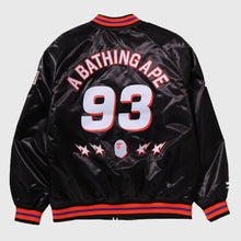 BAPE X M&N NBA Phoenix Suns Black Satin Jacket