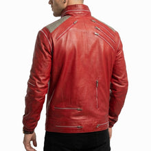 Michael Jackson Beat-IT Red Leather Jacket