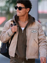 Beige cotton jacket with viscose lining inspired by McLaren F1