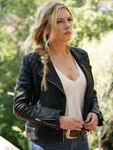 Katheryn Winnick Big Sky Black Leather Jacket