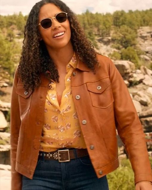 Big Sky S03 Kylie Bunbury Leather Jacket