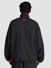 Black-Manchester-United-track-jacket-with-full-zipper-closure