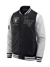 Vegas-Raiders-jacket-with-rib-knit-cuffs