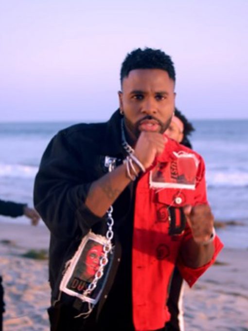 Jason Derulo Acapulco Black and Red Jacket