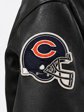 Chicago-Bears-vegan-jacket-front-view