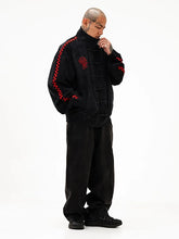 Neptun-x-Sonic-Black-Suede-Jacket-front-view