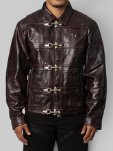 Black Bio Soldier Leather Jacket