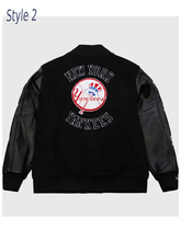 Black MLB Varsity Jacket Style 2 Sale