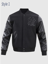 Black MLB Varsity Jacket