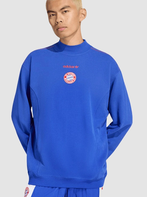 Blue-fleece-pullover-sweatshirt