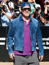 Blue-Brad-Pitt-inspired-suede-jacket-front-view