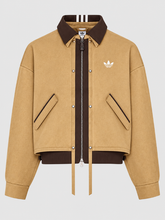 Brown Adidas 3S Deluxe W Jacket