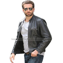 Burnt Bradley Cooper (Adam Jones) Black Biker Jacket