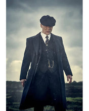 Peaky Blinders Thomas Shelby Three Piece Suiting Pinstripe Suit