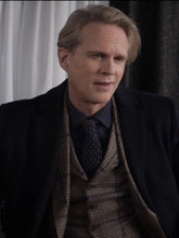 Cary Elwes Operation Fortune 2023 Black Long Coat