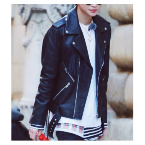 Castlegar Asymmetrical Leather Jacket
