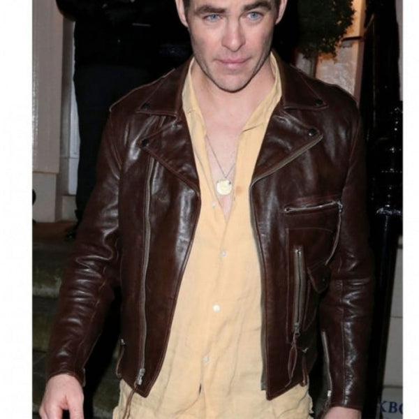 Chris Pine Leather Jacket