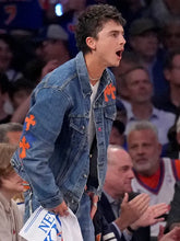 Chrome Hearts denim trucker jacket Knicks