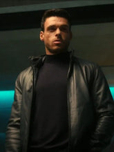 Citadel Richard Madden Black Leather Jacket