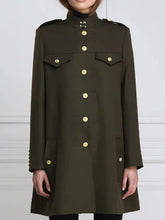 Claudia Winkleman The Traitors Green Wool Coat