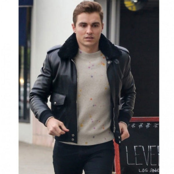 Dave Franco Leather Jacket