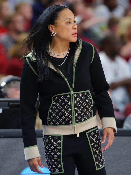 Dawn Staley Louis Vuitton Black Tracksuit