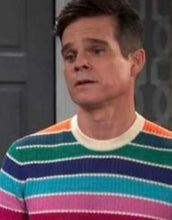 Days Of Our Lives 2023 Greg Rikaart Colourful Short Sleeve Sweater