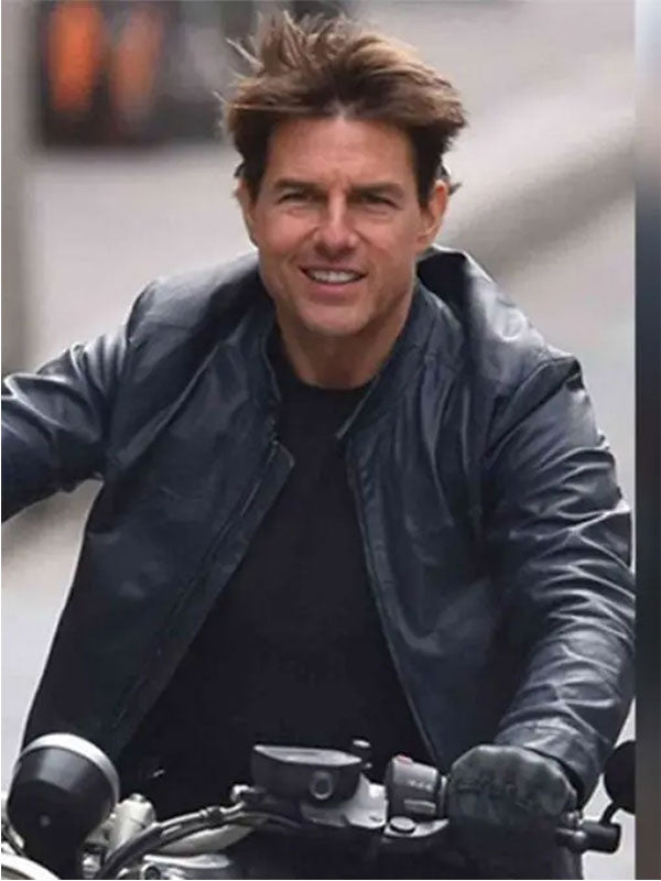 Tom Cruise Mission: Impossible Dead Reckoning Part One Leather Jacket