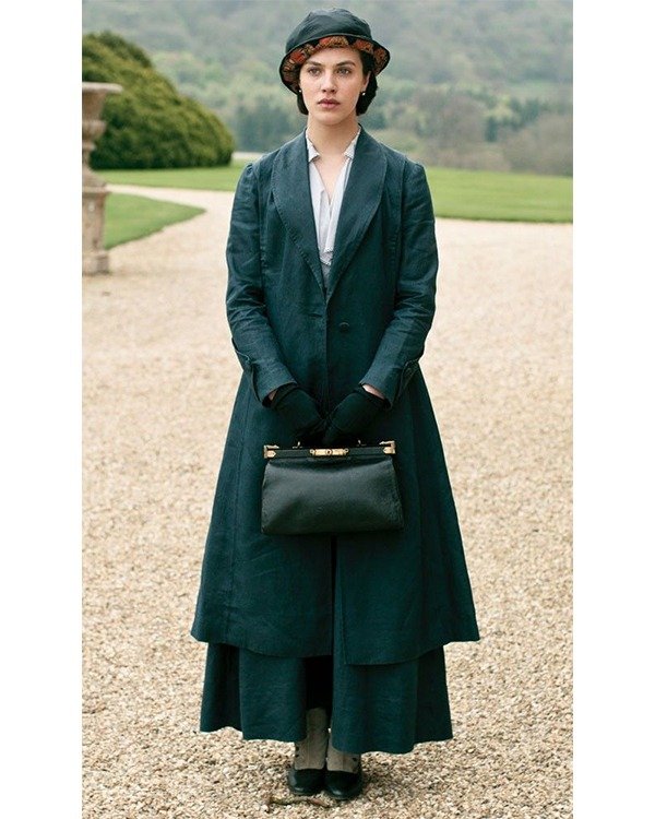 Downton Abbey A New Era 2022 Laura Carmichael Coat