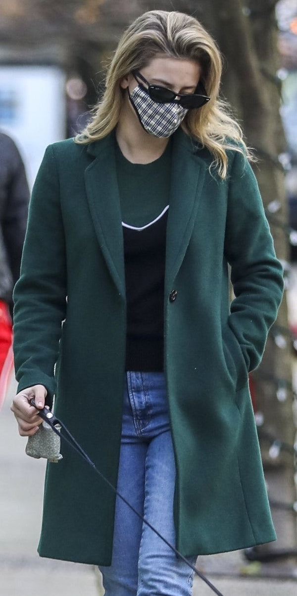 Elizabeth Lail You Green Trench Coat